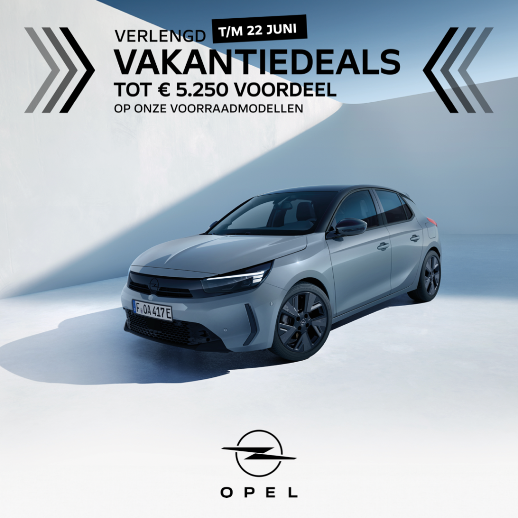 Opel vakantiedeals